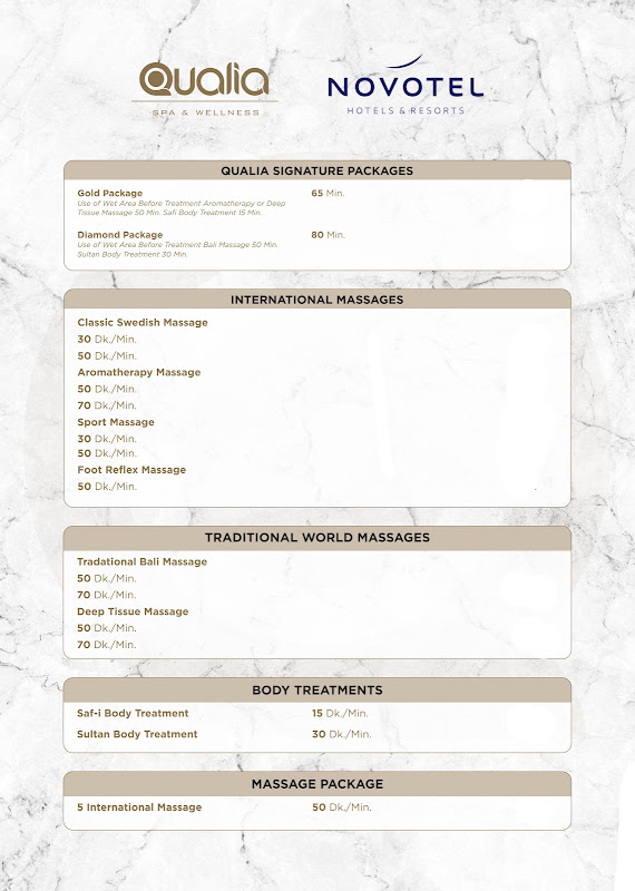 Qualia Spa & Wellness Nov Otel H Otel S & Resorts (Zeytinburnu